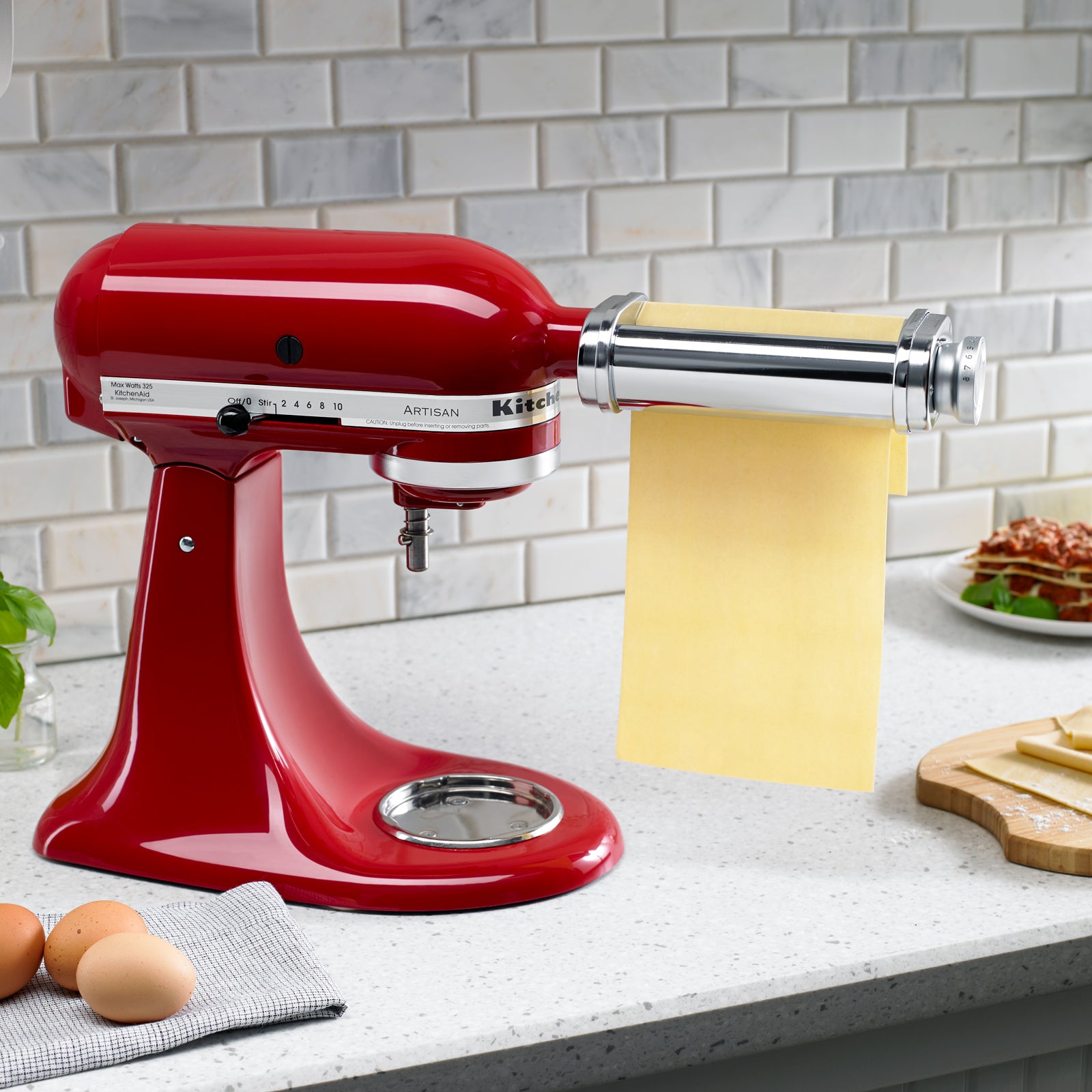 New KitchenAid Pasta Roller Attachment KSMPSA