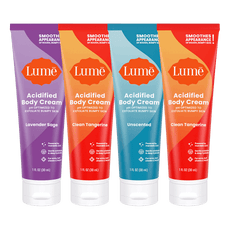 Lume Acidified Body Cream - Smooth Appearance of Rough Bumpy Skin - Paraben  Free Lanolin Free Skin Safe - 6 ounce (Clean Tangerine) Clean Tangerine 6  Ounce (Pack of 1)