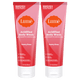 Two pink tubes of acidified body wash in the scent Peony Rose