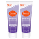 Two purple cream tube deodorants in the scent Soft Powder