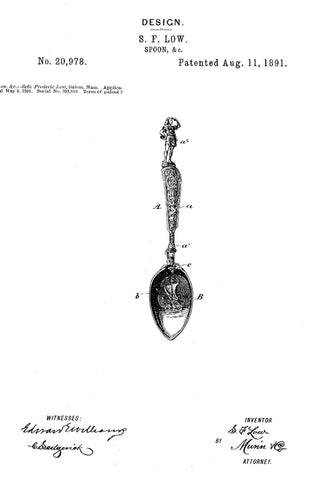 souvenir spoon patent