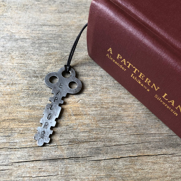 vintage key bookmark