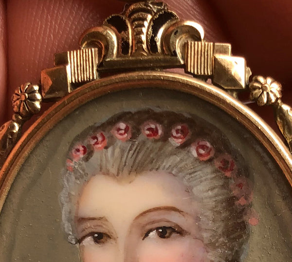 miniature portrait close up