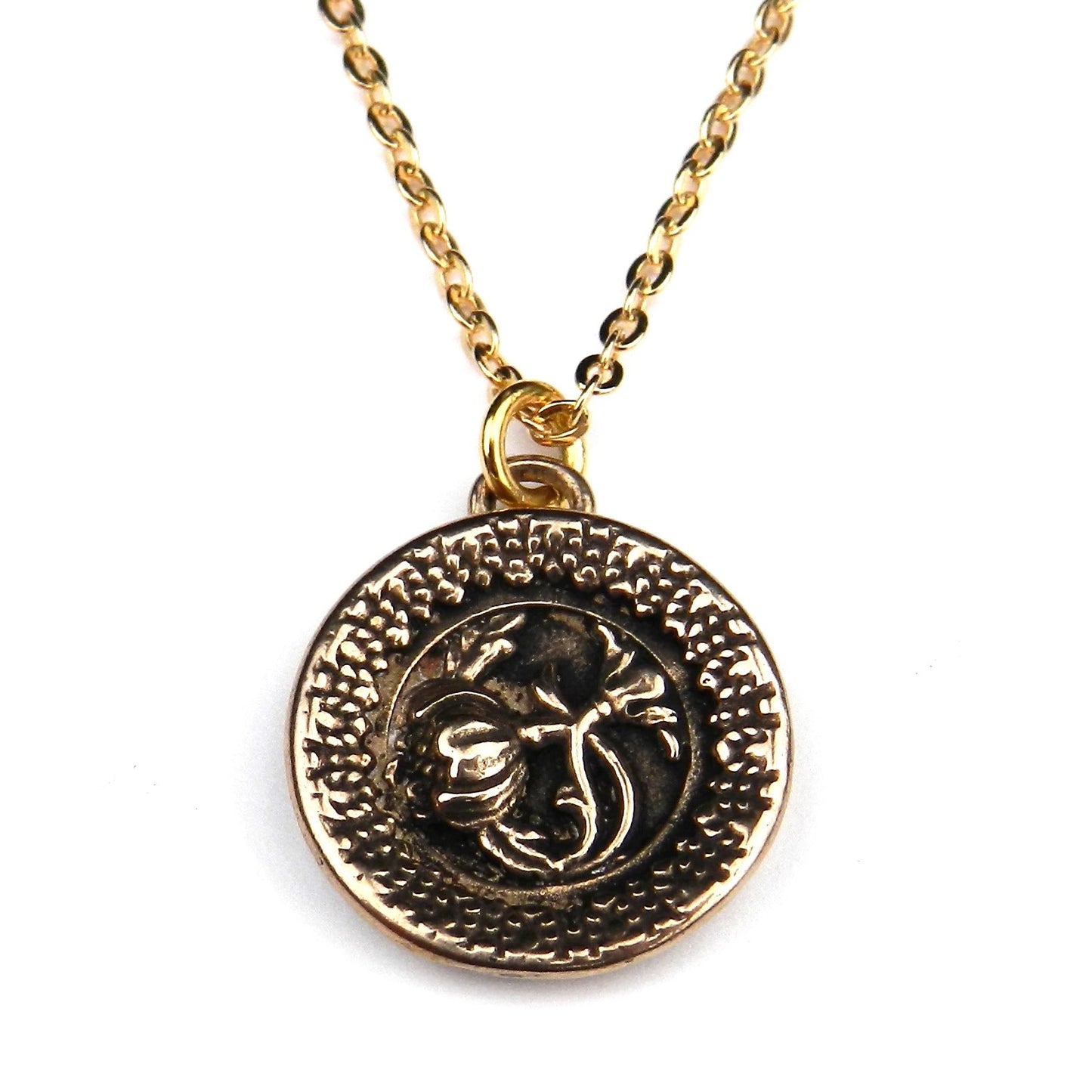 VICTORIAN ROSE Necklace - GOLD – Compass Rose Design Jewelry