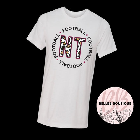 Belles Boutique Outlined KC Chiefs Graphic Tshirt XXS