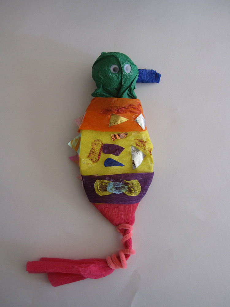 Eric Carle inspired Sea Horse crafts by kids