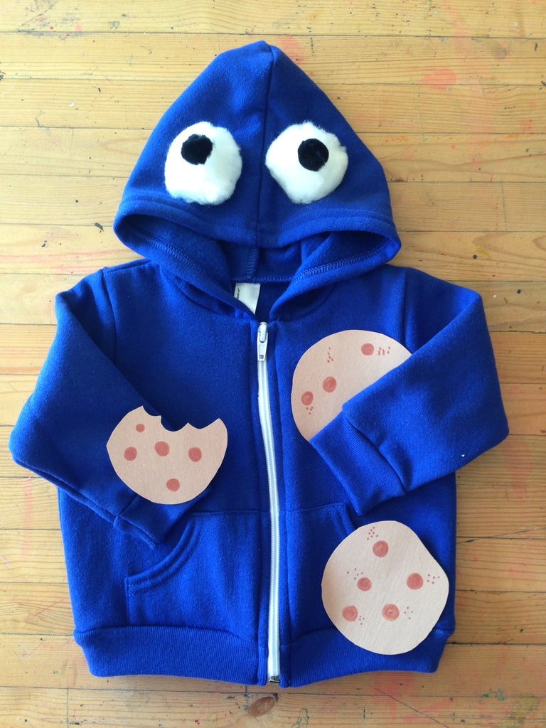 Halloween Hoodie Costume Cookie Monster