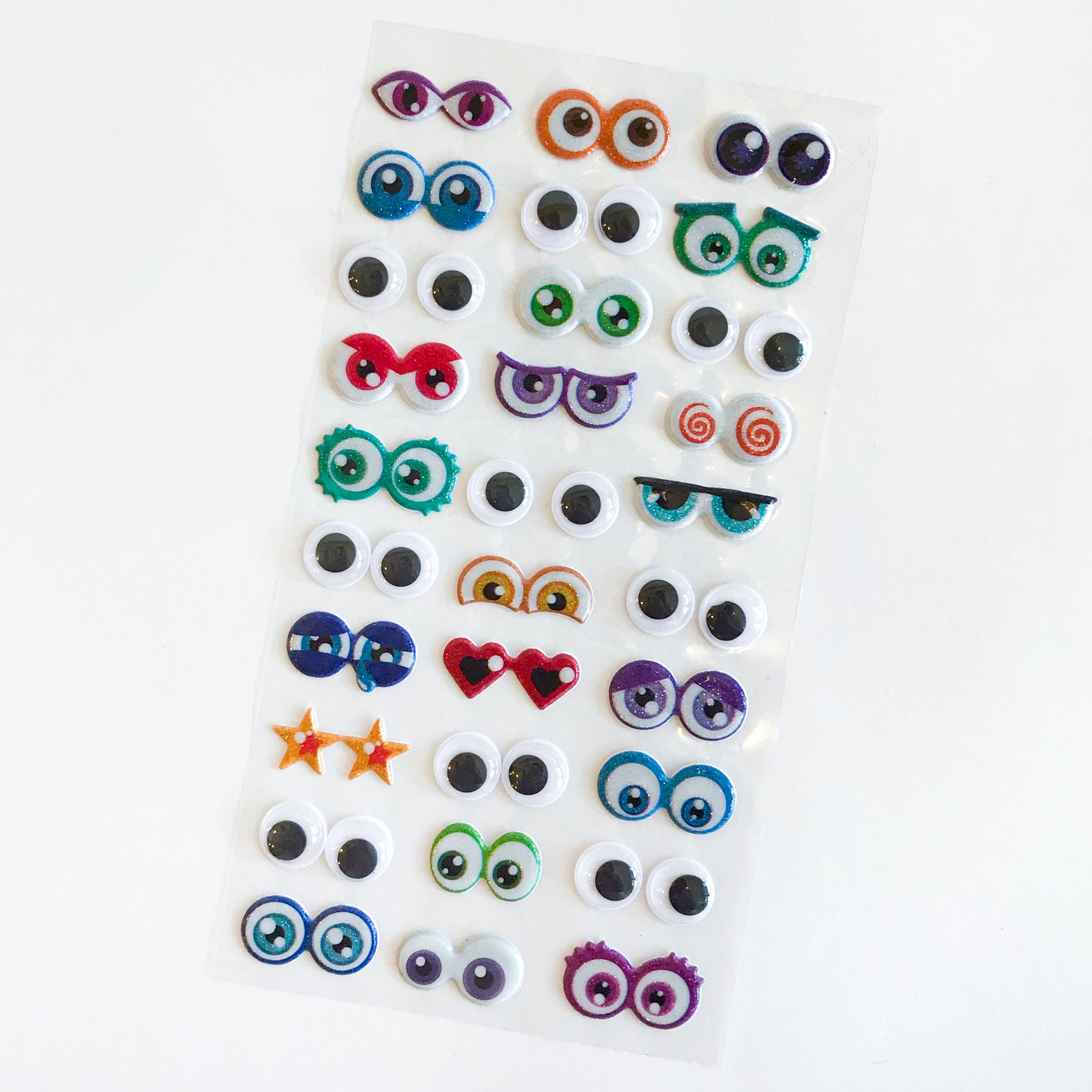 Animated Googly Eyes Self Adhesive Stickers Collage Collage