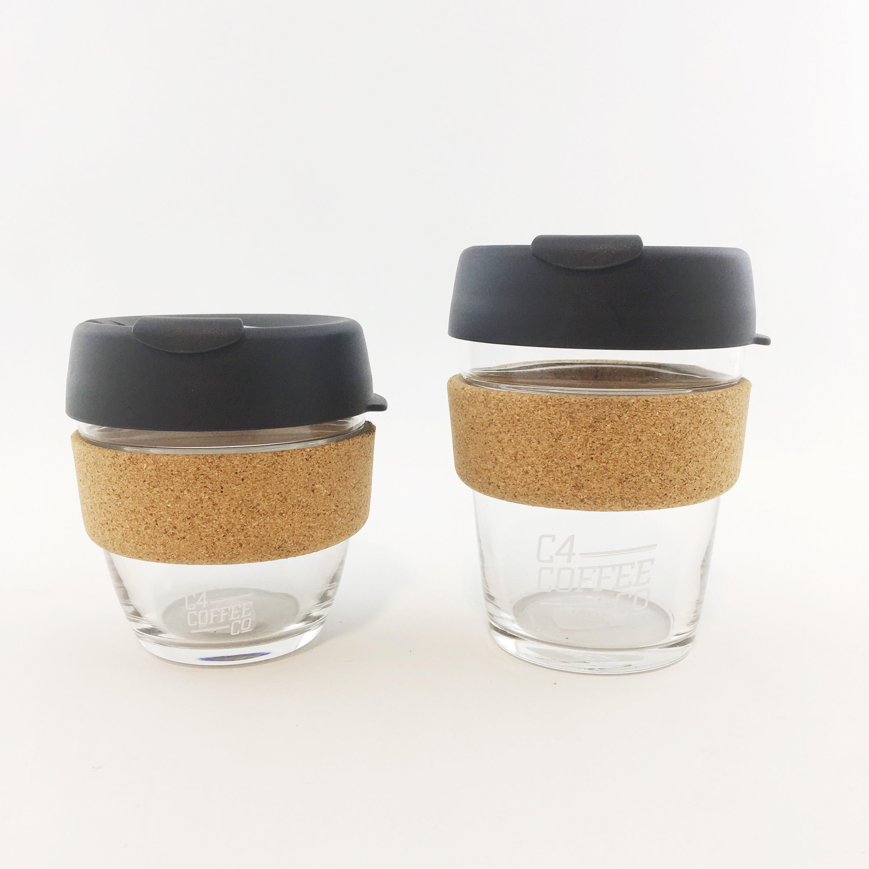 Keep Cup Brew Glass With Cork Band C4 Coffee