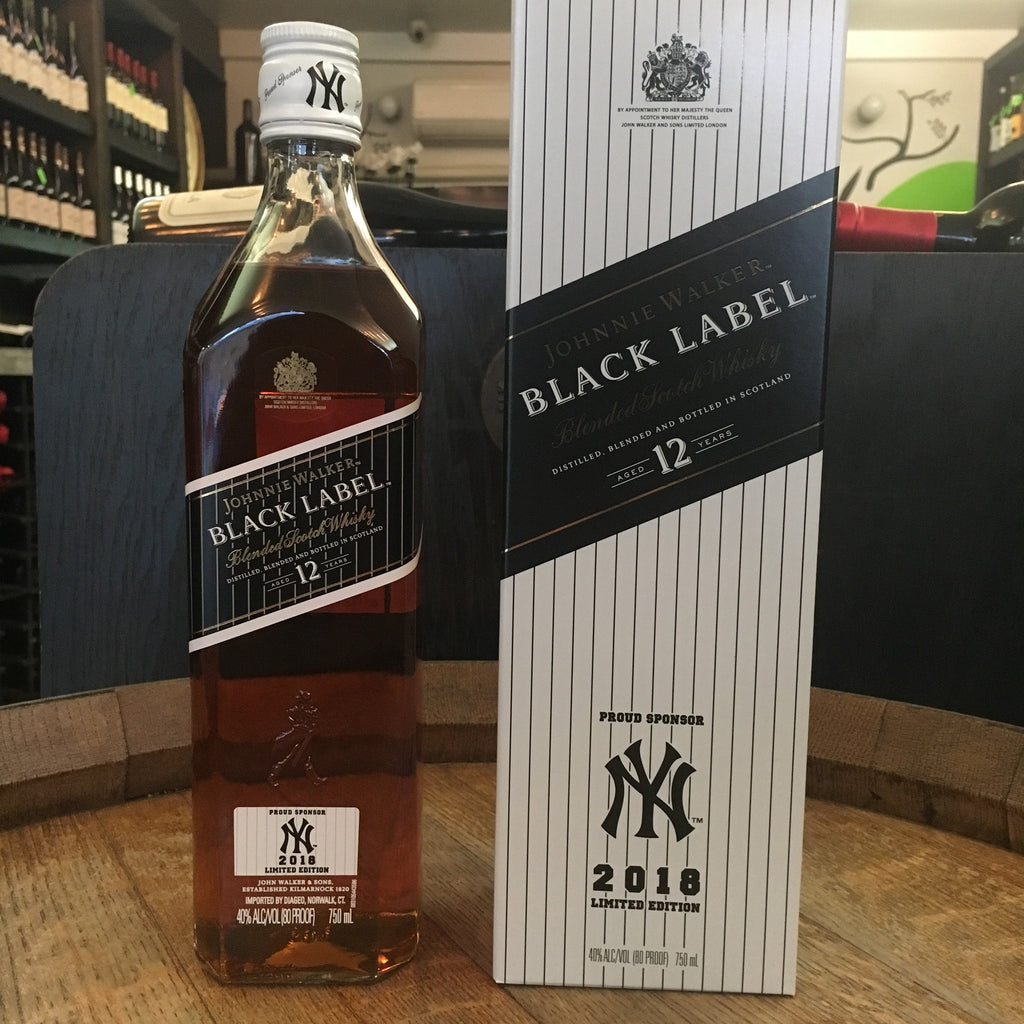 Johnnie Walker Black Label NY Yankees 2018 Limited Edition