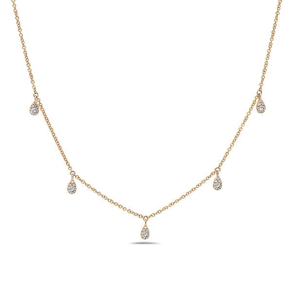 Diamond Station Necklace | A. M. DePrisco