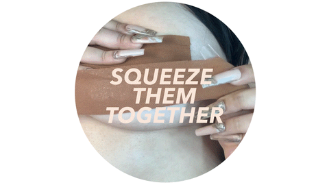 squeeze together