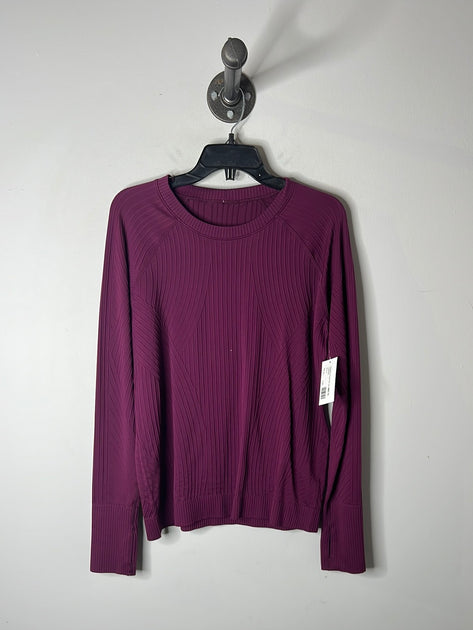 Lululemon Purple Rib LSv Shirt – LeivItOrLoveIt