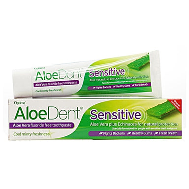 aloe dent sensitive fluoride free toothpaste