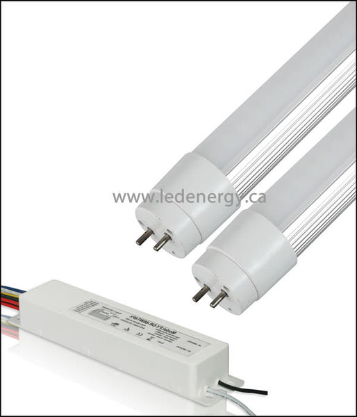 100-277V T5 Tube/Driver Sets - 2 x 4ft.(44W) HO (High Lumen Output) LED Tubes + Driver G13 Base