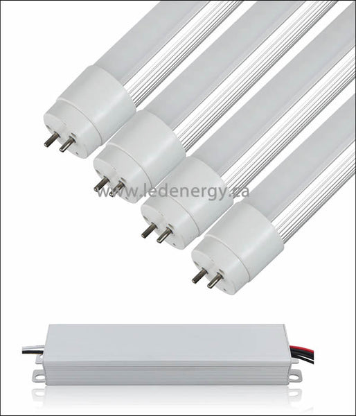 347V T5 Tube/Driver Sets - 4 x 4ft.(88W) LED HO (High Lumen Output) Tubes + Driver G13 Base