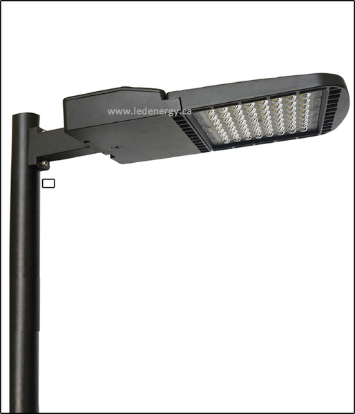 LED ShoeBox Series - 75W LED ShoeBox Lamp, 120-277, 347V, DLC Qualified