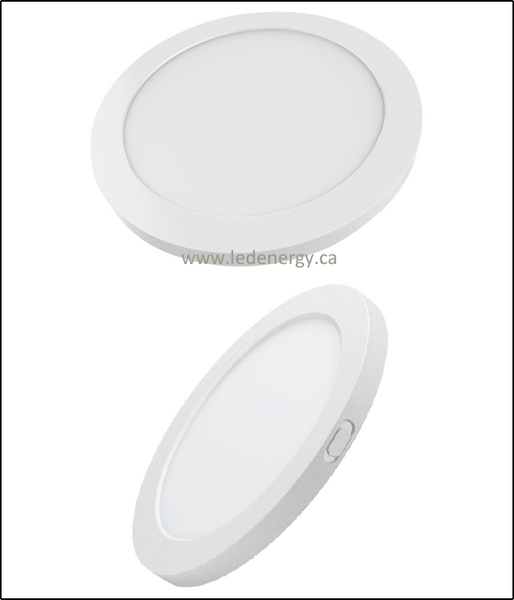 dimmable led panel light slim round 15w 3000k