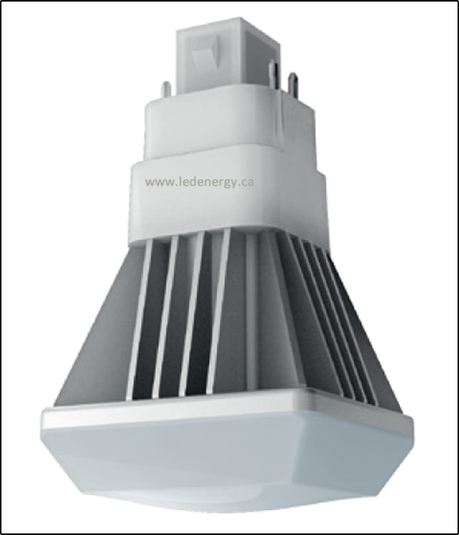 PL Series - 11W Ballast Compatible LED Vertical 4-Pin PL Lamp G24 Base 100-277/347V, DLC Approved