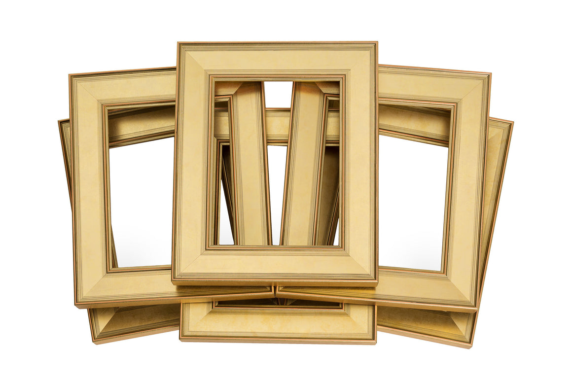 modern gold frame