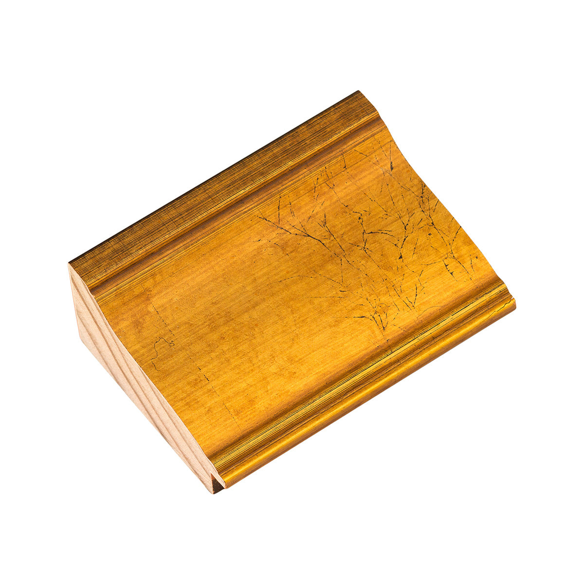 Veined Ogee 2 5/8" Warm Gold Sample Chip