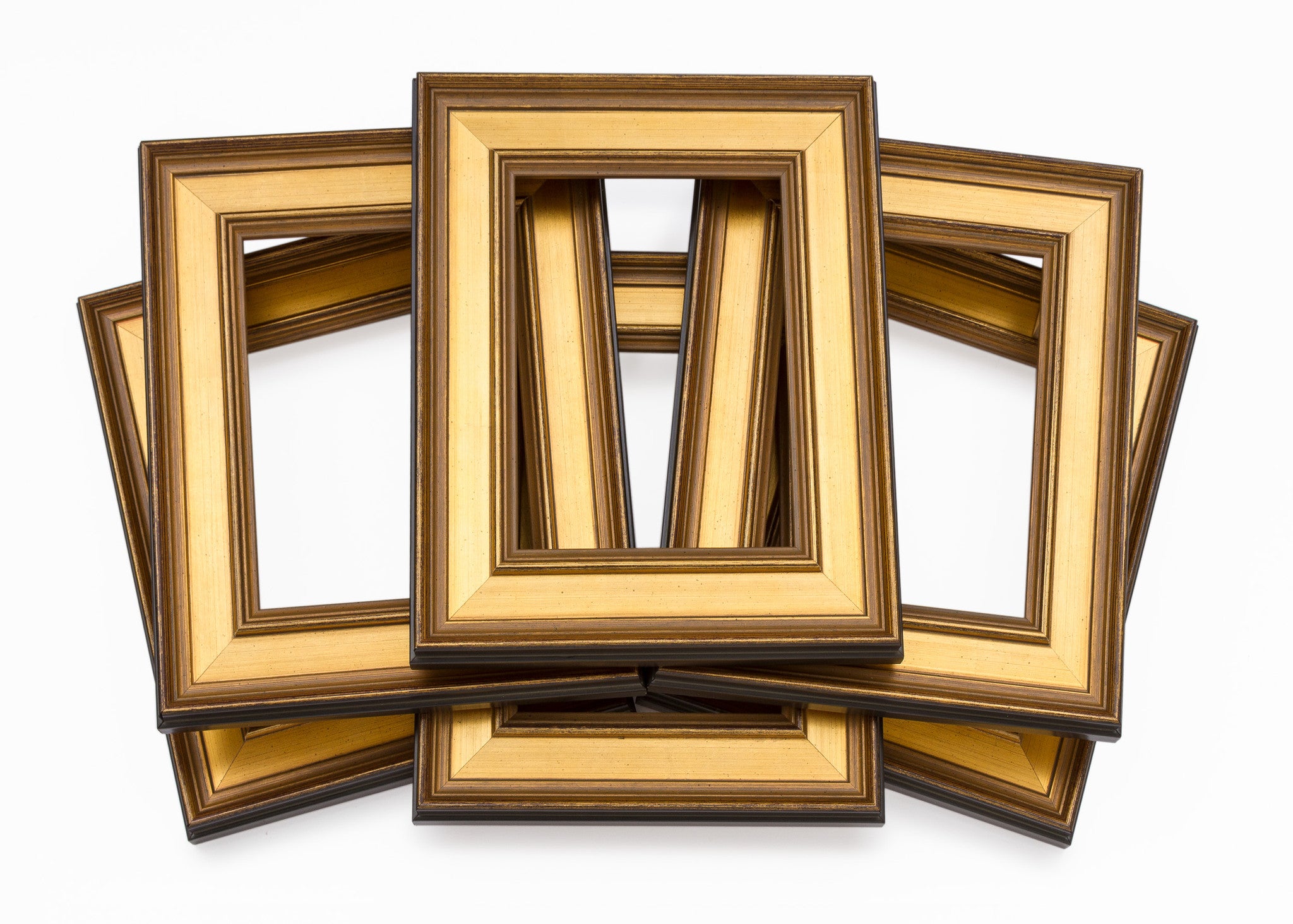 Six Pack Traditional 2 Gold Artist Frames Wholesale Frame Company   Six Pack3 0255 