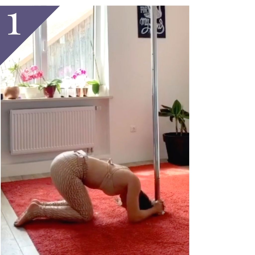 Russian Layback Elbow Stand Pole Trick and Russian Layback Handstand Pole Trick