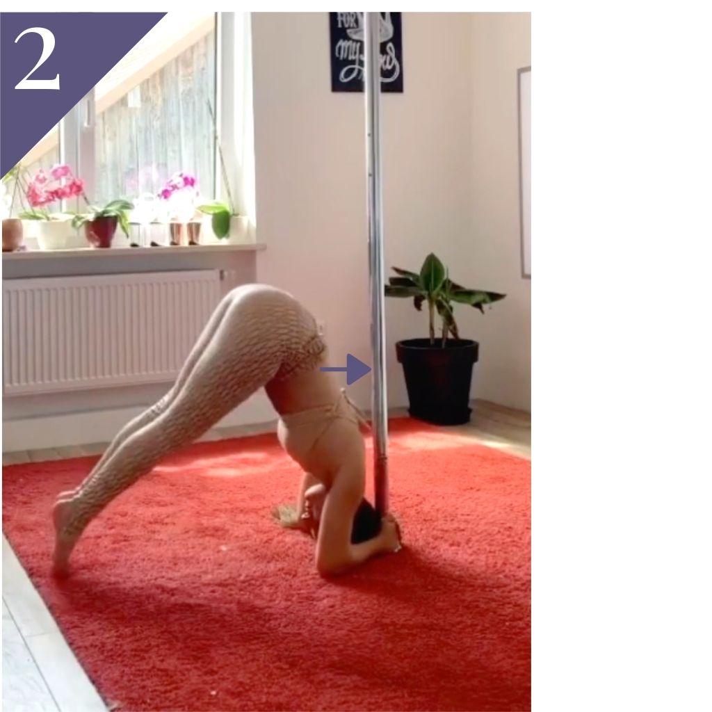 Russian Layback Elbow Stand Pole Trick and Russian Layback Handstand Pole Trick