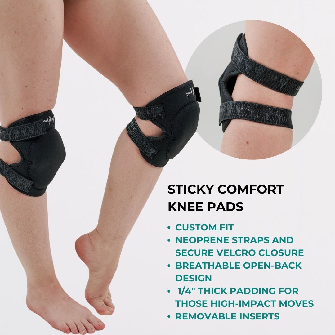 Sticky comfort Knee Pads black