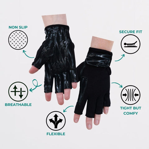 Sticky Mesh Gloves - Super Fly Honey Sticky Pole Wear