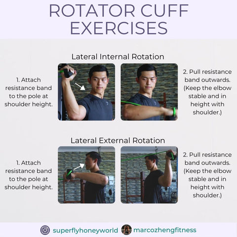 Lateral Internal and External Rotator Cuff Exercise