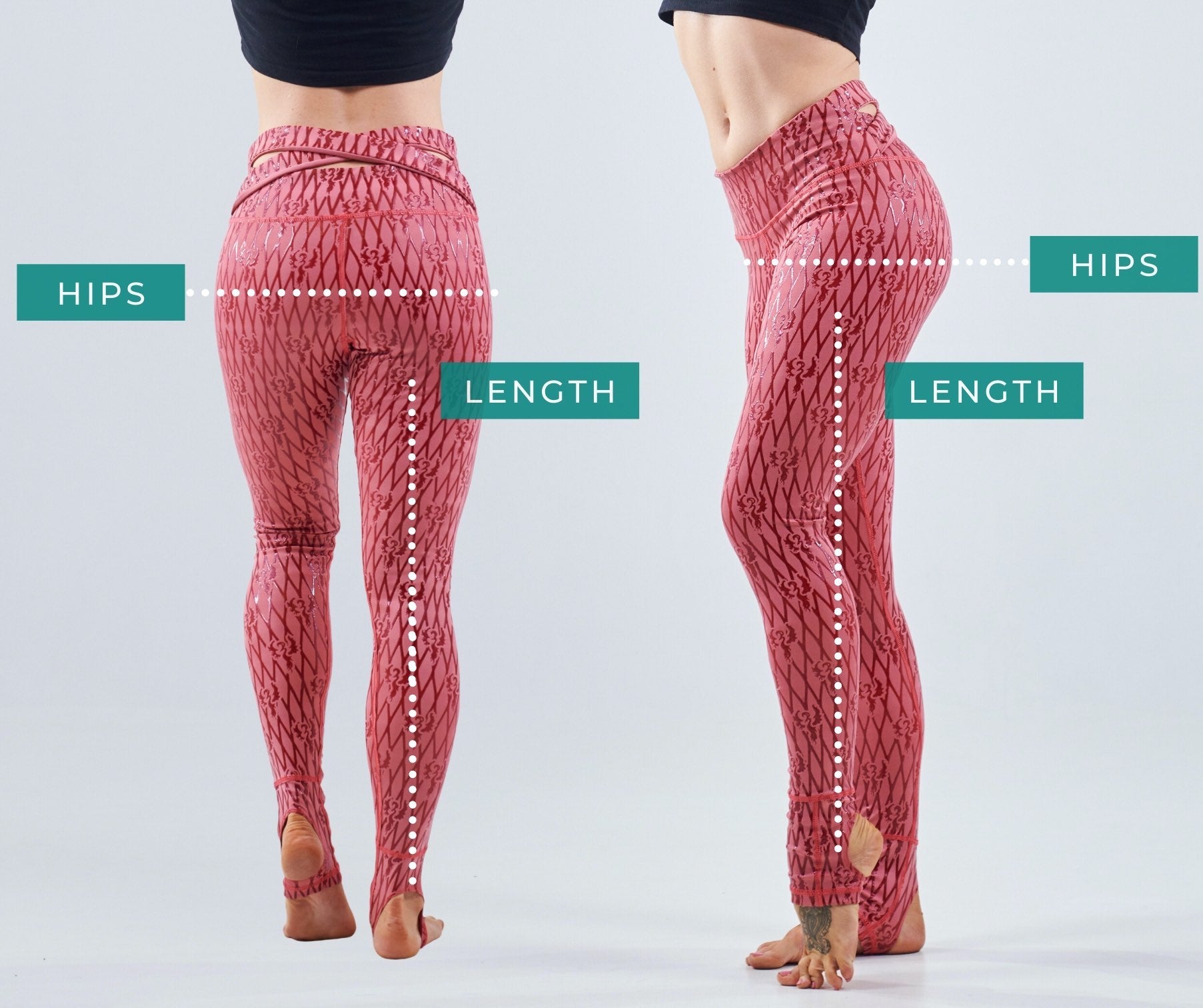 Sticky Leggings Measurement Guide