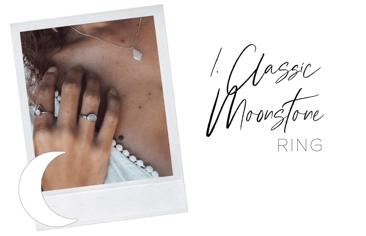 Classic Moonstone Ring