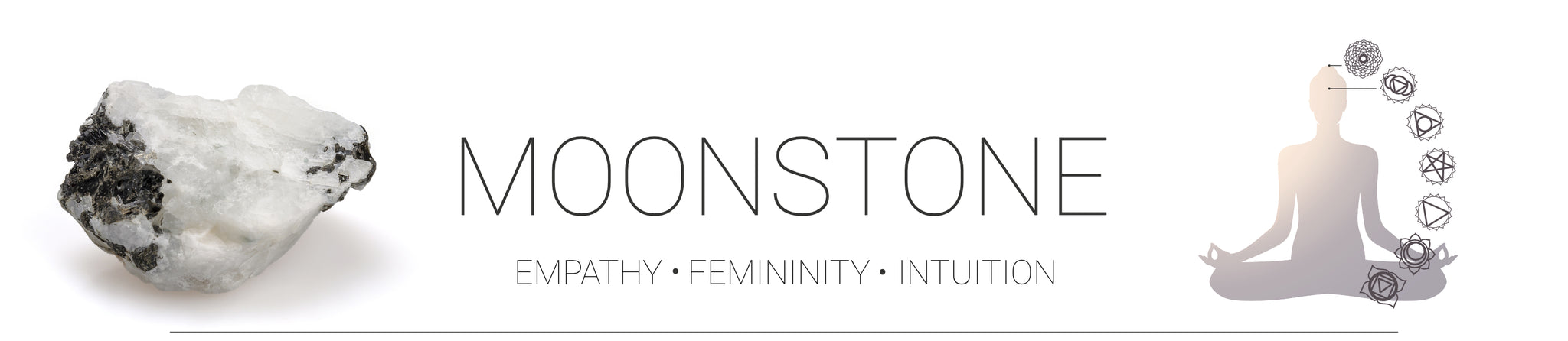 Moonstone gemstone at Embella for empathy, femininity and intuition