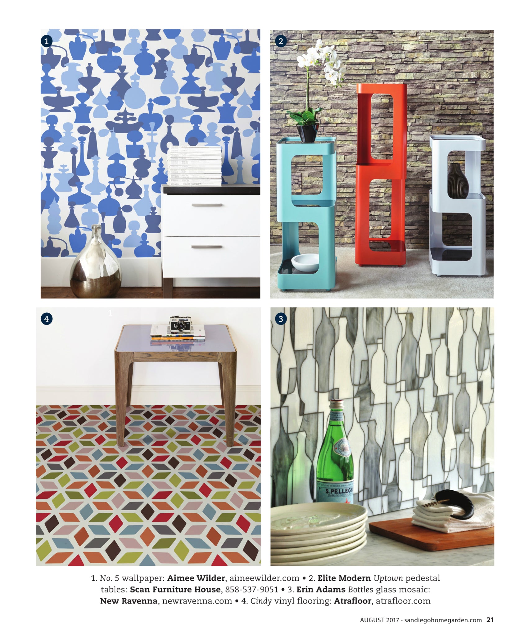 No 5 Wallpaper In San Diego Home And Garden Magazine Aimee Wilder