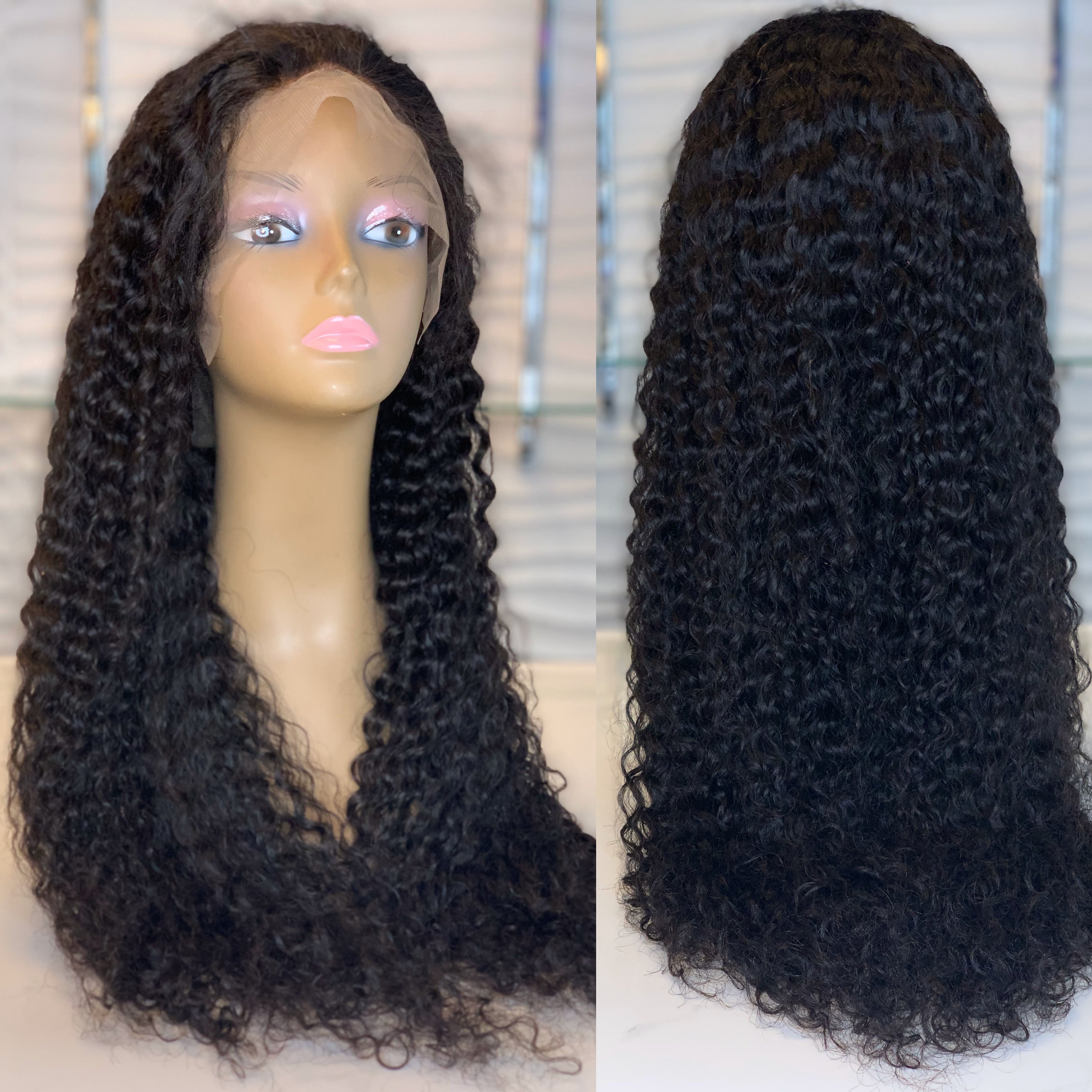 spanish curl lace front wig