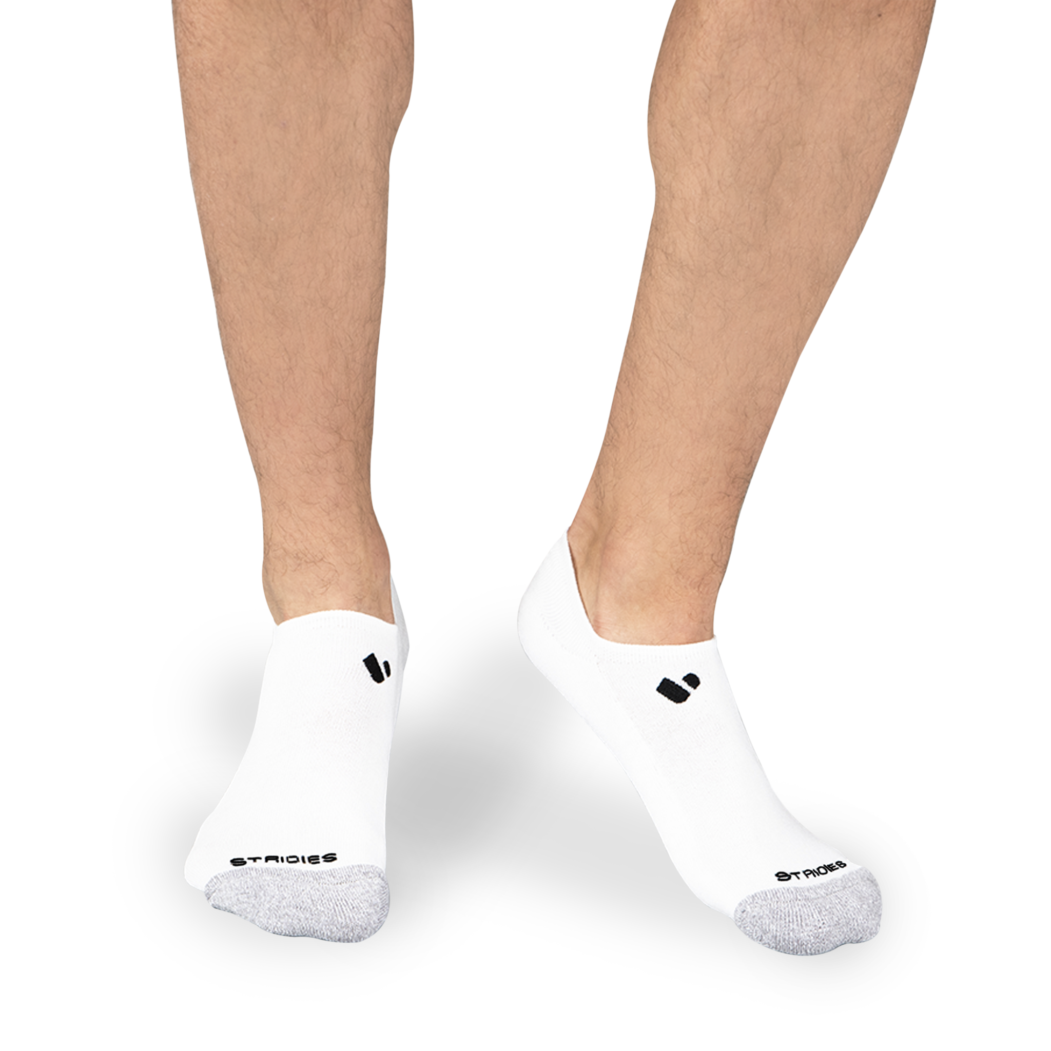 Mens White No Show Socks – STRIDIES