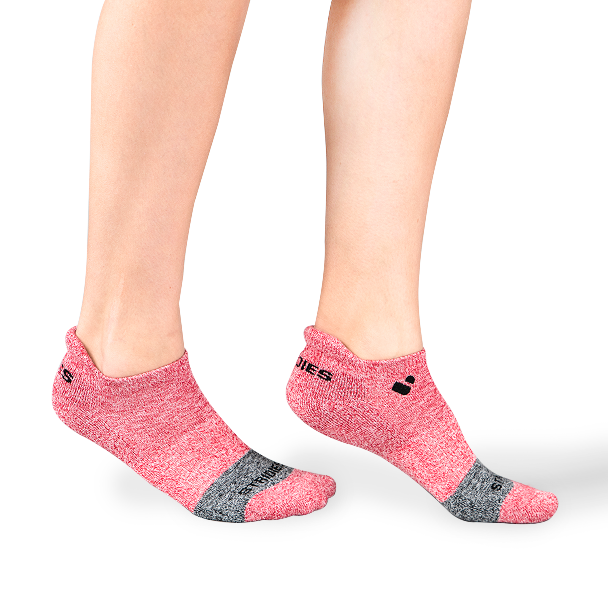 womens red ankle socks