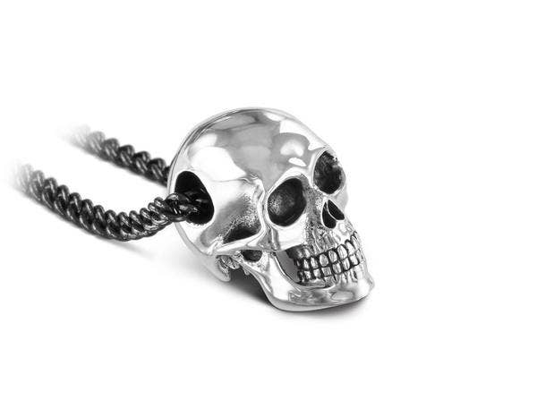 Skull Necklace - Silver