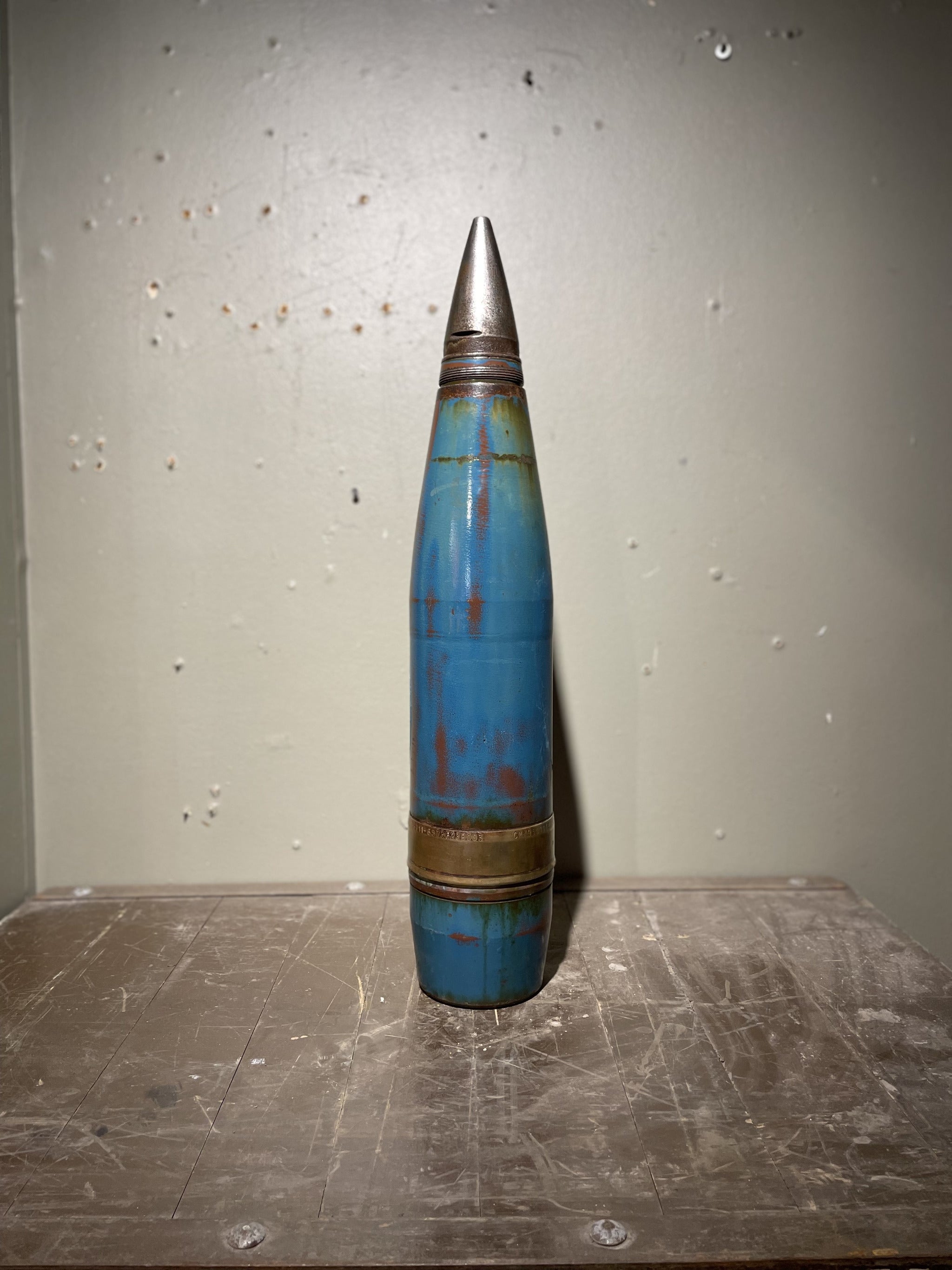 Special Delivery inert practice 155mm artillery shell by Michael Clark