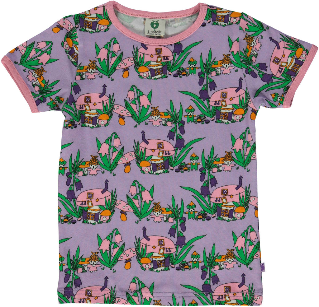 Purple Mushroom House T-Shirt