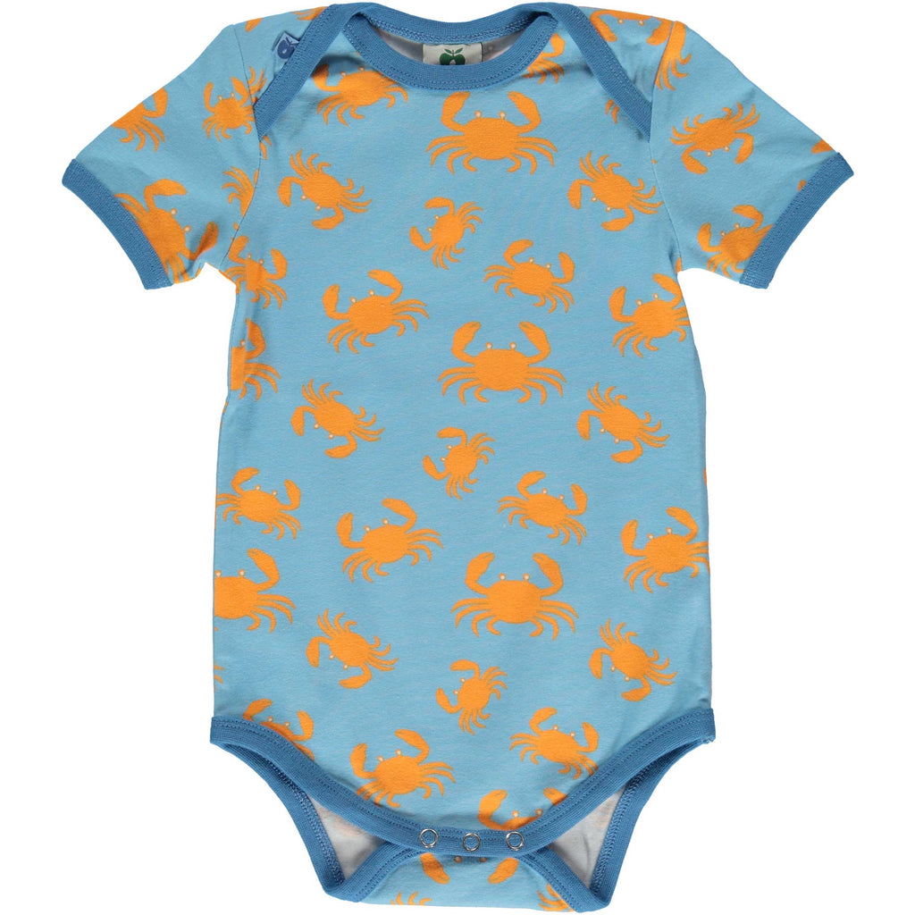 Ocean Crab Short Sleeve Onesie