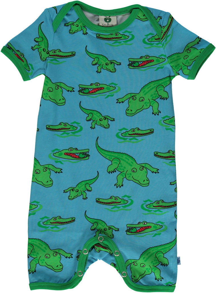 Blue Grotto Crocodile Romper