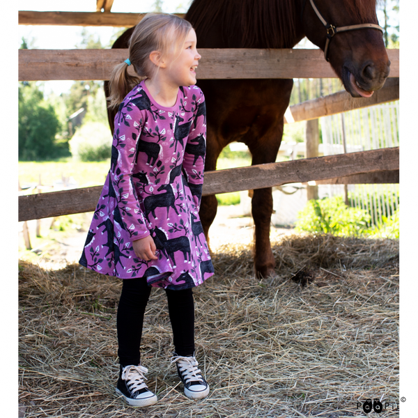 Sinna Purple Horse Dress