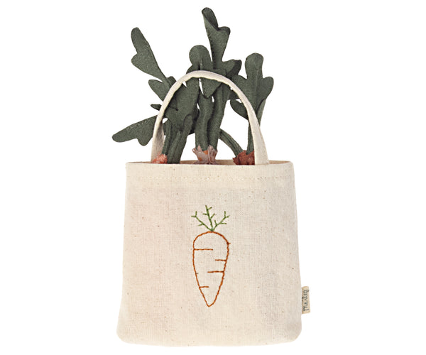 Carrots in Shopping Bag