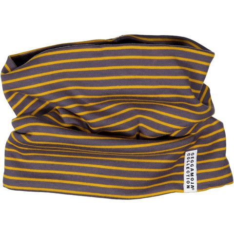 Navy Striped Tube Scarf