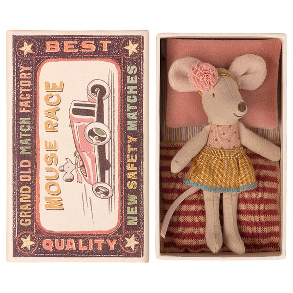 Little Sister Mouse in Matchbox