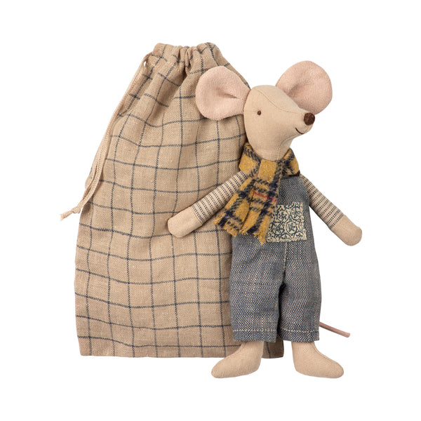 Winter Mouse - Father in Bag