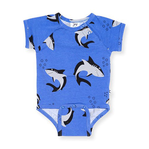 Larry the Shark Short Sleeve Onesie