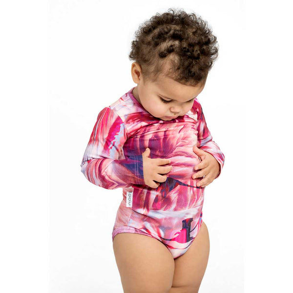 Astral Feather Pink Onesie